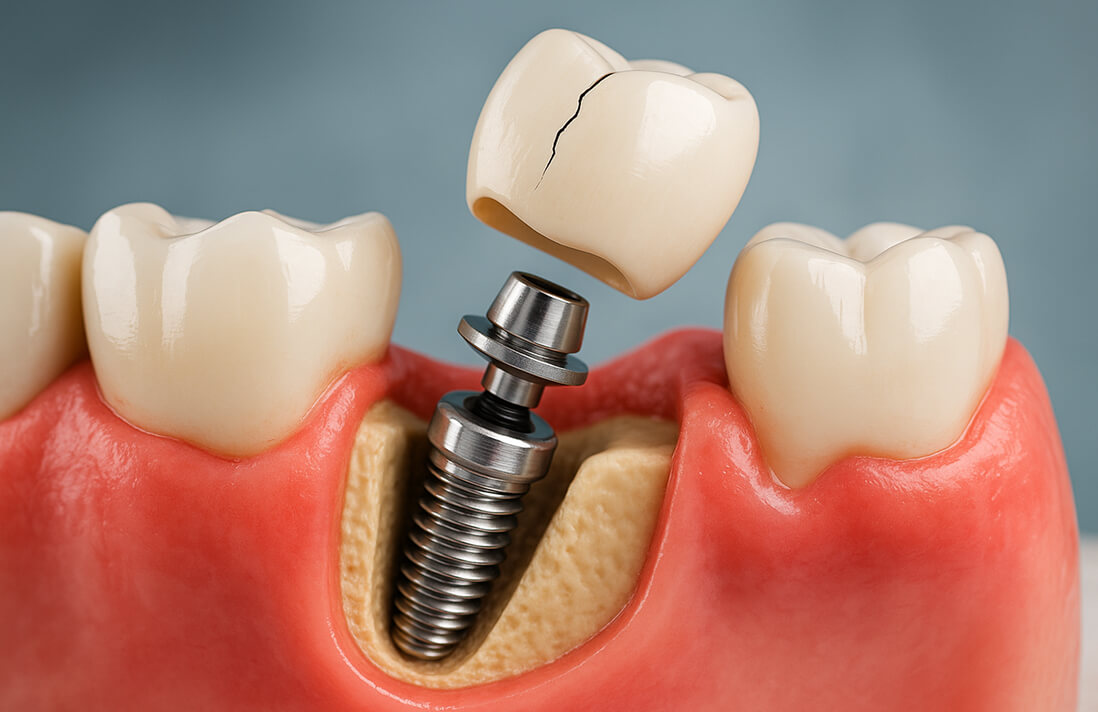 インプラント周囲炎による脱落