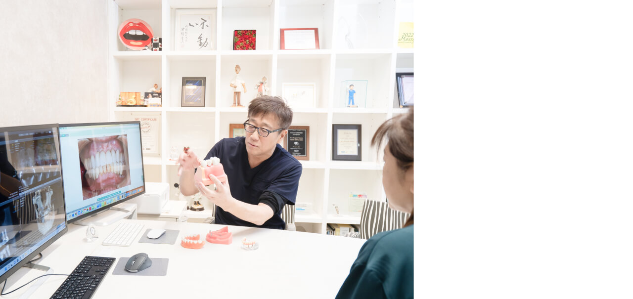 丁寧に説明する髙田院長