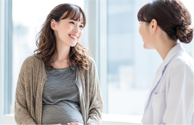 妊婦さんとのカウンセリング