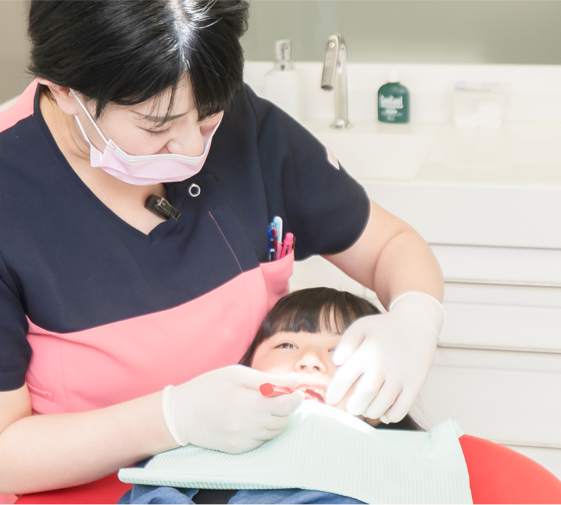 予防歯科の様子