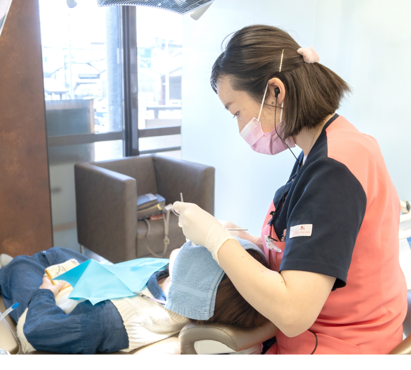 歯周病治療の様子