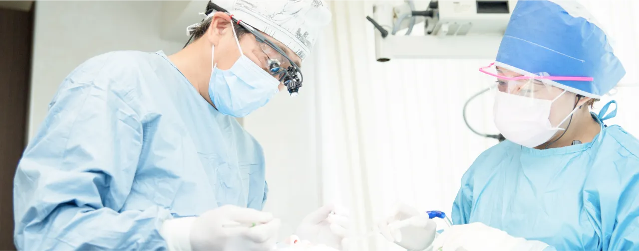 安全に配慮したインプラント手術